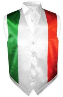 Mens Italian Flag Dress Vest size Small Clothing