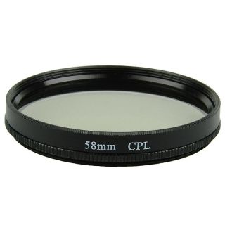 58mm Circular Polarizing Lens Filter Today $6.99 5.0 (2 reviews)