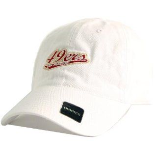 San Francisco 49ers Womens White Adjustable Baseball Hat
