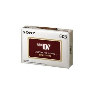 Cassette Vidéo DVM63HDV Sony   Taille de la bande  63 mn   Epaisseur