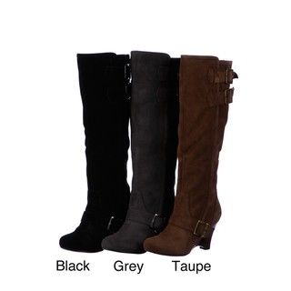 Naughty Monkey Womens Lots of Laughs Wedge Boots FINAL SALE
