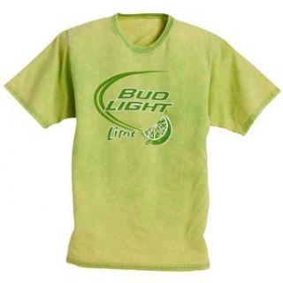 Bud Light Lime Acid Washed T shirt Medium Clothing