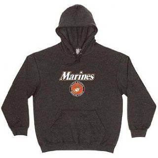 Military Pullover Hoodie US Marines Branch Logo Clothing