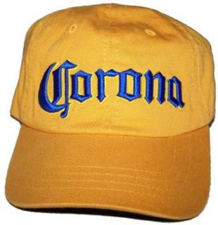 Corona Logo baseball cap   Yellow Clothing