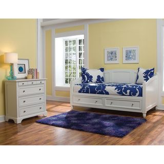 Home Styles Naples White Daybed and Chest