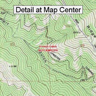 USGS Topographic Quadrangle Map   French Gulch, California