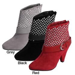 Bamboo by Journee Womens Studded Mid heel Booties Today $36.99 3.9