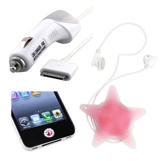 Car Charger/ Headset Wrap/ Home Sticker for Apple iPhone/ iPad/ iPod