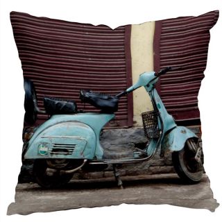 Coussin ENGLAND SCOOT TURQUOISE 40 x 40 cm   Achat / Vente COUSSIN