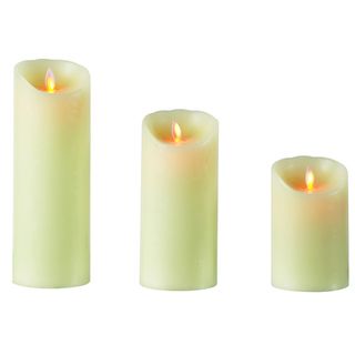 Forever Flame Ivory Flameless Candle