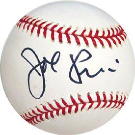 Joe Peschi Autographed / Signed Baseball Sports