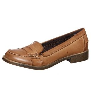 MIA 2 Womens Norman Tan Slip on Loafers