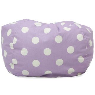 BeanSack Polka Dot Purple Bean Bag Chair