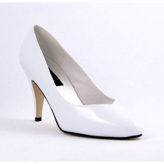 Inch Sexy Classic Pump Shoes High Heel Shoes White Patent