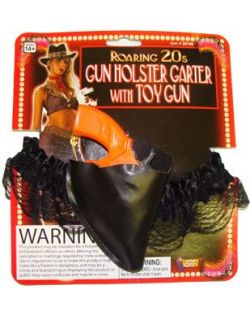  New Gangster Cowgirl Flapper Costume Gun Holster Garter Shoes