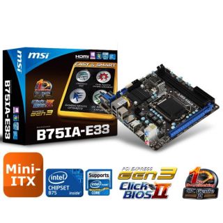 MSI B75IA E33 Mini ITX   Achat / Vente CARTE MERE MSI B75IA E33 Mini