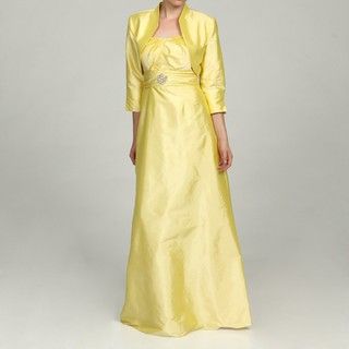 Eliza J Womens 2 piece Yellow Dress