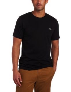 Fred Perry Mens Crew Neck Plain Tee: Clothing