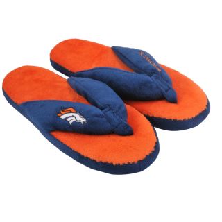 Denver Broncos Womens Flip Flop Thong Slipper