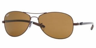 Ray Ban Sunglasses RB 8301 Tech 014 Brown/Crystal Brown, 59mm Shoes