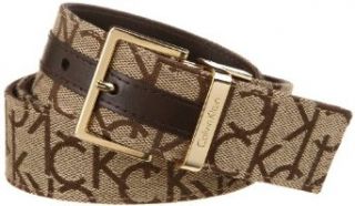 Calvin Klein Womens Reversible Buckle with Logo Panel