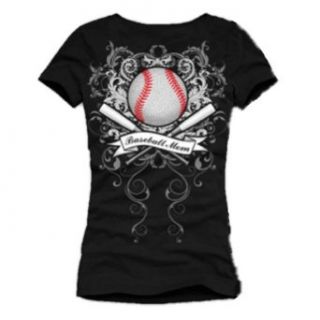 Katydid Baseball Mom Shirt (Medium): Clothing