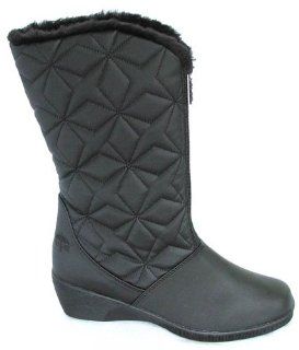 Totes Flake Womens Winter Waterproof Boots Shoes 7: Shoes