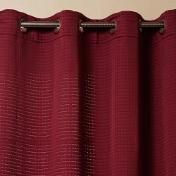 Square Quilted Grommet Top 95 inch Curtain Pair