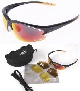 Expert Black CYCLING SUNGLASSES   INTERCHANGEABLE Vented