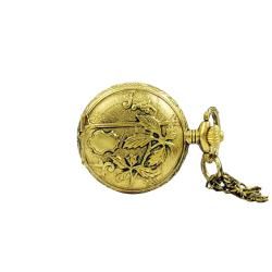Helbros Womens Casual Stainless Steel Pocket Watch