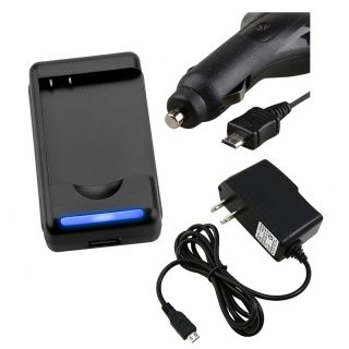 Desktop Battery Charger/ Car and Travel Charger for HTC Sensation 4G