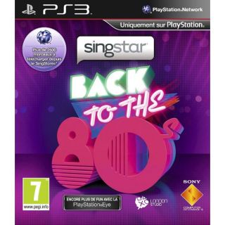 SINGSTAR BACK TO THE 80S / Jeu console PS3   Achat / Vente