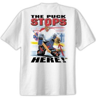 Pure Sport Hockey T Shirt The Puck Stops Here Sports