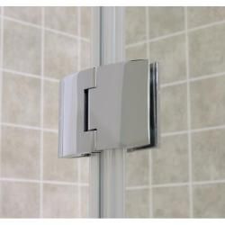 DreamLine 48 x 72 Aqua Frosted Glass Shower Door with 36 x 60 Shower