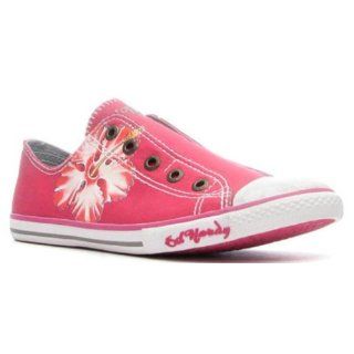 Ed Hardy Womens Size 7 Lowrise Shoes Flower & Koi  Pink