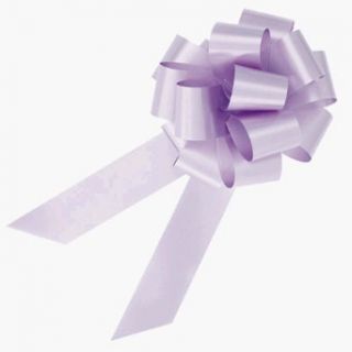 20cm Colored Poly Ribbon Pull Bows   Purple Clothing