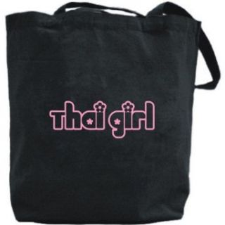 Canvas Tote Bag Black  Chick Girls Thai  Thailand