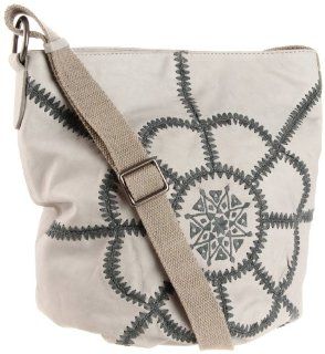 Lucky Brand Moroccan Pouf Sling Hobo,Buff,One Size Shoes