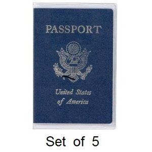 Passport Cover Clear Plastic Clothing