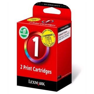Lexmark Bi pack n° 1 + n° 1 (80D2955)   Achat / Vente CARTOUCHE