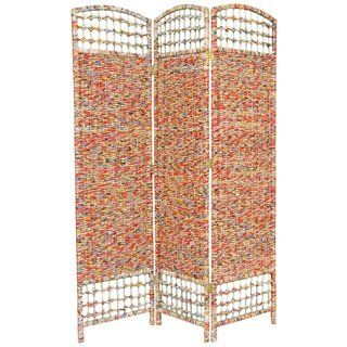 Recycled Magazine 5.5 foot Tall Room Divider (China)