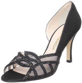 Caparros Womens Theodora Pump,Black Satin,5.5 M US Shoes