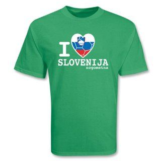 I Heart Slovenia Soccer T Shirt