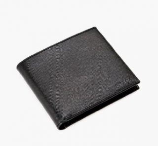 Prada Mens Wallet M513 Black Saffiano Leather Clothing