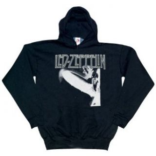 Led Zeppelin   Blimp Hooded Sweatshirt   Large: Clothing