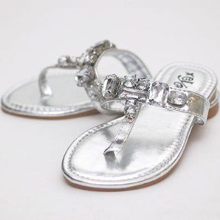  New Toddler Girls Shoes SILVER Dress Sandals Girl 5: No: Shoes