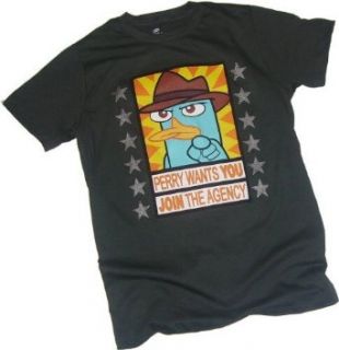 Perry Wants You   Phineas & Ferb Adult T Shirt, Medium