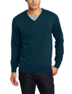 Fred Perry Mens V Neck Sweater Clothing