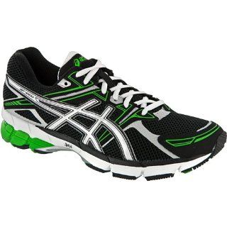GT 1000 ASICS Mens Running Shoes Black/White/Electric Apple Shoes