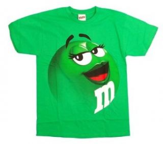 MMs Supersize Print Green Character Adult TShirt , XLarge